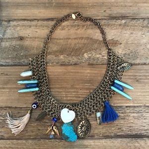 Evil Eye & Lucky Charm Statement Necklace Express